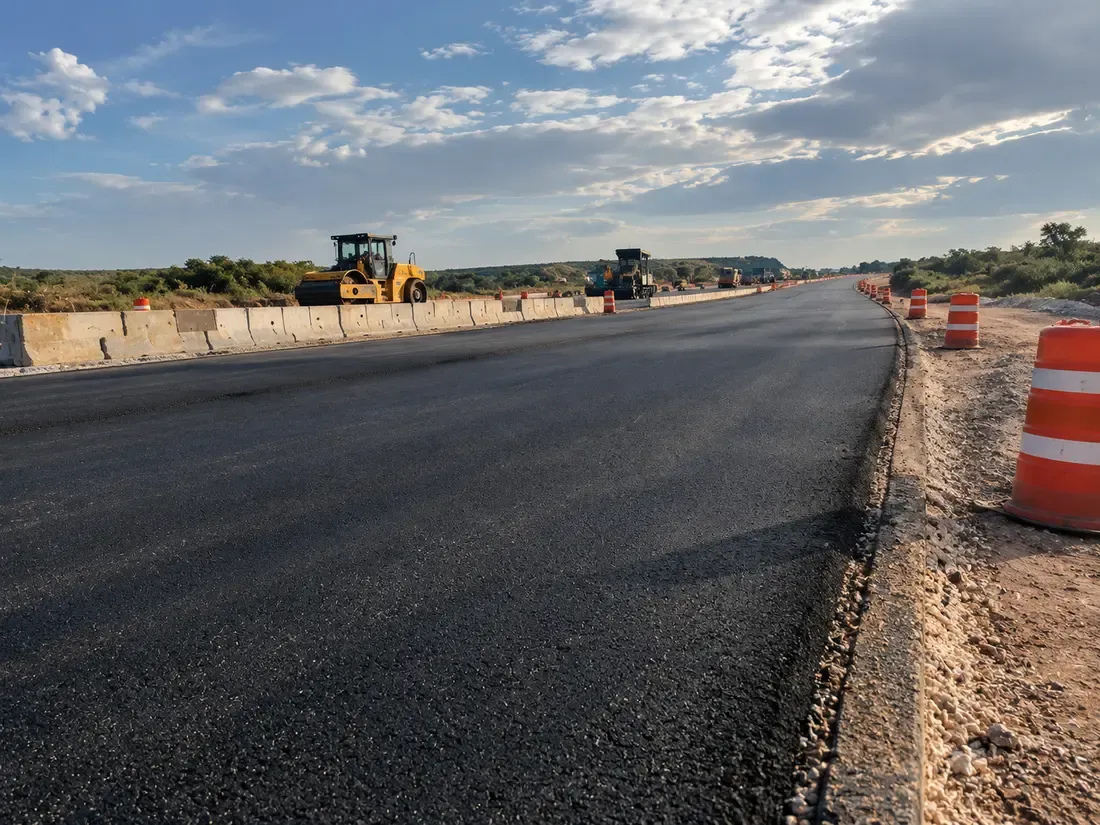 Obra vial urbana